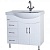 Тумба c раковиной Bellezza Коралл 85 L Белая