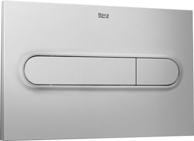 Комплект унитаза Roca The Gap 893109000 с бачком In Wall и кнопкой смыва In Wall PL1 с сиденьем Микролифт и клавишей смыва Хром