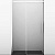 Душевая дверь в нишу WasserKRAFT Alme 15R30 130 профиль Хром стекло прозрачное