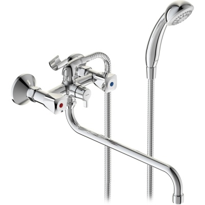 Смеситель для ванны Vidima Practic BA343AA универсальный Хром