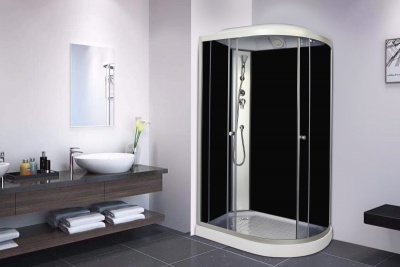 Душевая кабина Parly Classic Эконом EC121L 120х215 профиль Сатин стекло тонированное