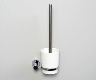 Ершик для унитаза WasserKRAFT K-28227 Хром Белый