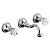 Смеситель для раковины Webert Karenina KA750404 Хром кристаллы Swarovski