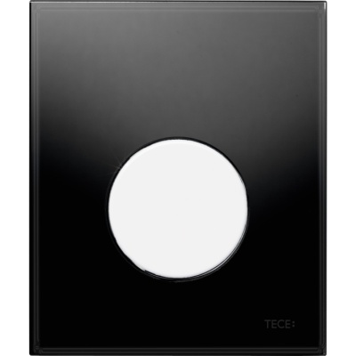 Кнопка смыва Tece Loop Urinal Glass 9242654 для писсуара Черная Белая