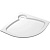 Поддон из литьевого мрамора Cezares Tray S R 80x80x6 Белый