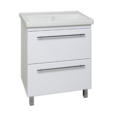 Тумба с раковиной Runo Фостер 70 Белая