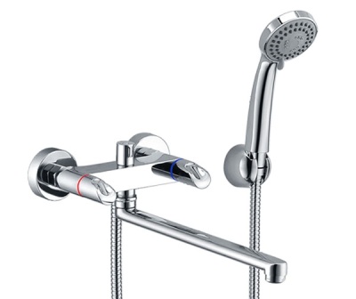 Смеситель для ванны WasserKRAFT Lossa 1202L универсальный Хром