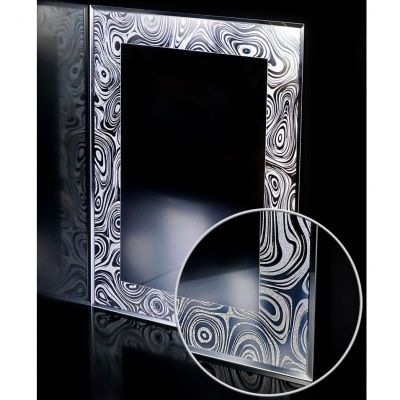 Зеркало Mixline Люкс Прага 52 541289 с рисунком Нефть