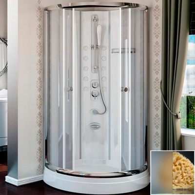 Душевая кабина Radomir Паола 2 Люкс 103x103 1-05-2-0-0-0581 профиль Хром стекло матовое