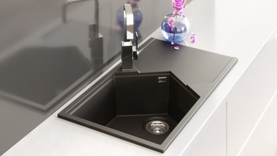 Кухонная мойка KitKraken Sea Graphite 85 Темно-серая