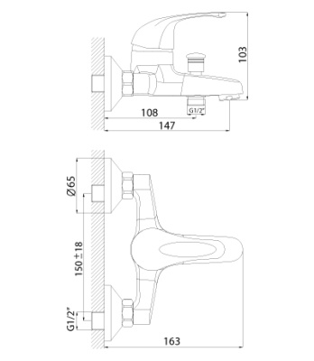 Смеситель Rossinka C40-31 Хром