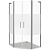 Душевой уголок Good Door Pandora PNT-TD-100-T-CH 100x100 профиль Хром стекло с рисунком