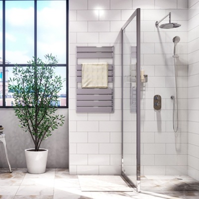 Душевой уголок WasserKRAFT Berkel 48P17 100x80 прямоугольный Хром