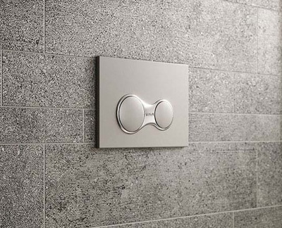 Комплект унитаза с инсталляцией Vitra Integra Round 9856B003-7205 с сиденьем Микролифт и клавишей смыва Хром глянцевый