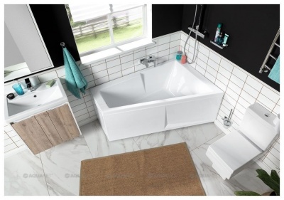 Акриловая ванна Aquanet Accord 150x100 R 210271 без гидромассажа