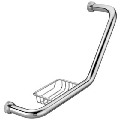 Поручень для ванны WasserKRAFT K-1077L с мыльницей Хром