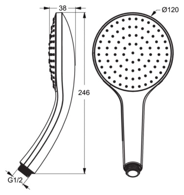 Ручной душ Ideal Standard IdealRain Soft B9404AA Хром