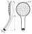 Ручной душ Ideal Standard IdealRain Soft B9404AA Хром