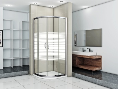 Душевой уголок Good Door Infinity R-90 90x90 профиль Хром стекло прозрачное