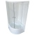 Душевой уголок Royal Bath BK 90х90 RB90BK-T с поддоном профиль Белый стекло прозрачное Душевой уголок Royal Bath BK 90х90 RB90BK-T с поддоном профиль Белый стекло прозрачное