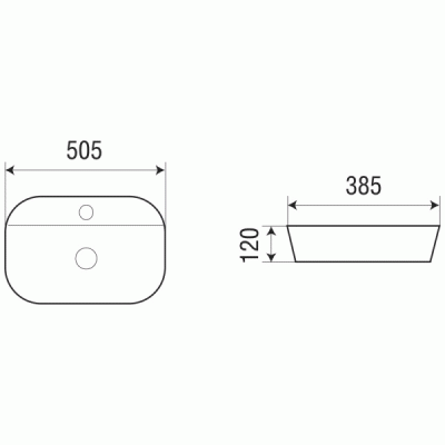 Раковина WeltWasser Elbach 2202 50 10000003824 Белый глянец