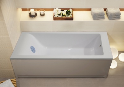 Ванна из литьевого мрамора Marmo Bagno Ницца 180x80 MB-N180-80 с ножками без гидромассажа