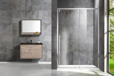 Душевая дверь Vincea Lugano VDS-1L130CL-1 130x195 профиль Хром стекло прозрачное
