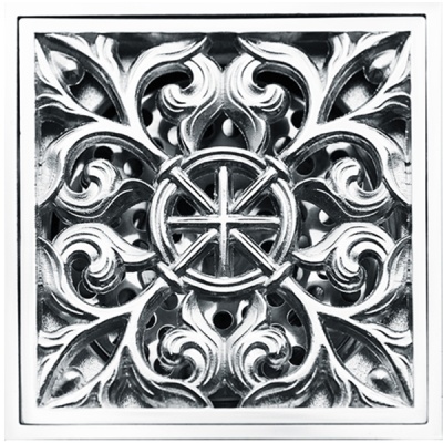 Трап для душа Veragio Canyon VR.CAN-2061.CR с решеткой Хром