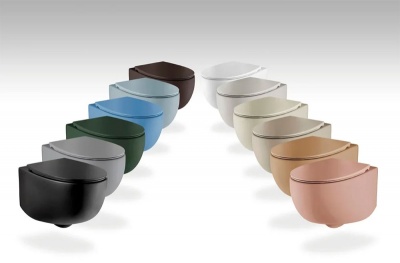 Унитаз AeT Dot 2.0 S555T0R0V6132 подвесной Горчица матовая без сиденья