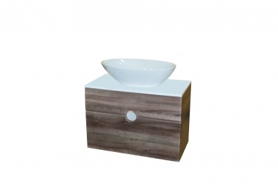 Тумба с раковиной Orange Sole 75 подвесная Белая