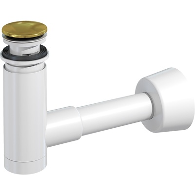 Сифон для раковины Prevex Easy Clean 1512417 click-clack Золото