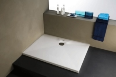 Душевой поддон из искусственного камня Kolpa San Duro 120x80x15 Белый