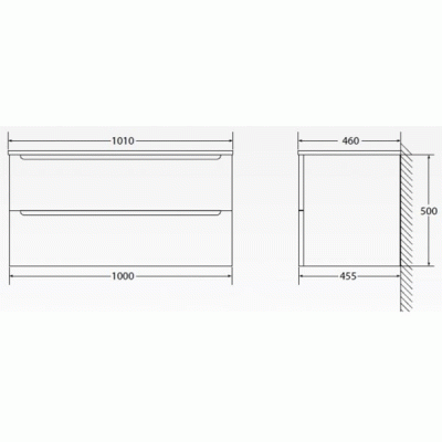 Комплект мебели для ванной BelBagno SET BB N7 Etna 100 подвесной Rovere Bianco