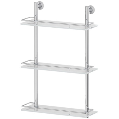 Стеклянная полка FBS Vizovice 068 Хром