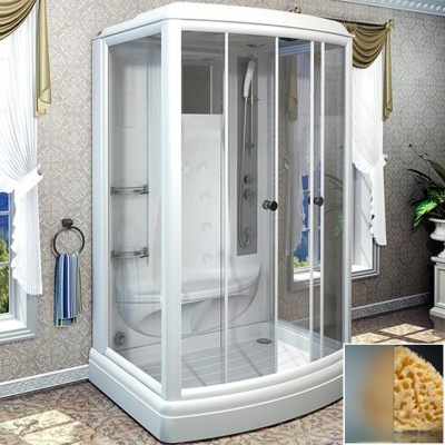 Душевая кабина Radomir Диана 3 140x108 1-05-1-0-0-0661 профиль Белый стекло матовое