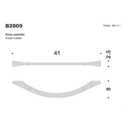 Полотенцедержатель Colombo Design Land B2809.000 Хром