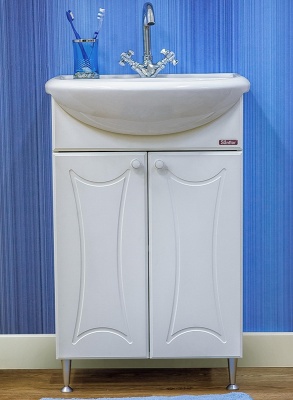 Тумба с раковиной Sanflor Карина 50 Н0000000680 Белая