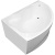 Акриловая ванна Aquanet Jamaica 160x100 без гидромассажа L