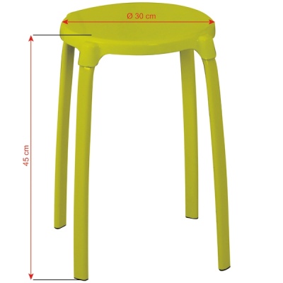 Табурет в ванную Ridder Assistent Promo Белый