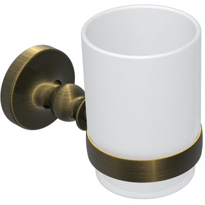 Стакан для зубных щеток Rush Crete CR35310 Бронза