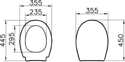Сиденье для унитаза Vitra Universal 84-003-019 Белое Микролифт