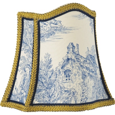 Абажур для светильника Migliore Complementi 684.25 Голубой Золото