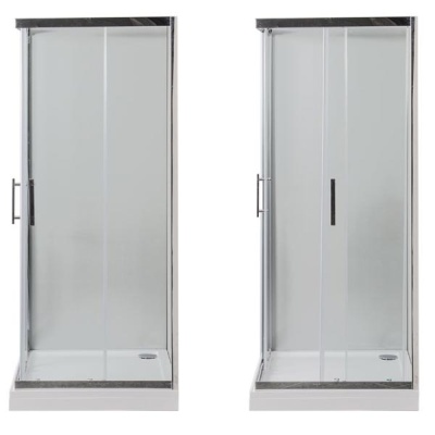 Душевой уголок Aquanet Delta Cube NPE1142 100x100 профиль Хром, стекло прозрачное