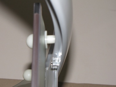 Душевой уголок Parly ZЕ90 90х195 профиль Белый стекло матовое