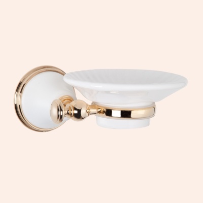 Мыльница TW Harmony TWHA106bi Хром/белый