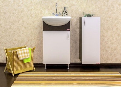 Тумба с раковиной Sanflor Мокко 45 L Н0000000581 Венге Белая