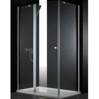 Душевой уголок Cezares Elena AH-1 120x100 профиль Хром стекло прозрачное