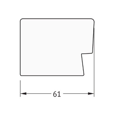 Зеркало Evoform Definite Floor 196х106 Алюминий