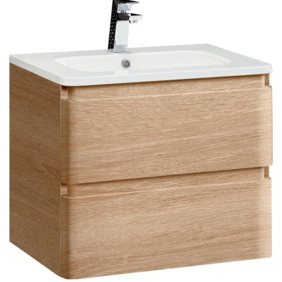 Тумба под раковину Vincea Alba VMC-1A600WO подвесная W.Oak