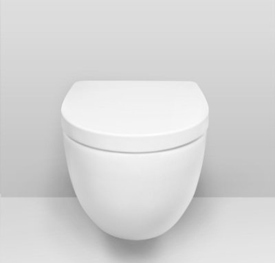 Комплект унитаза AM.PM Awe C111738WH с инсталляцией Geberit Duofix Delta UP100 458.124.21.1 с сиденьем Микролифт и клавишей смыва Хром